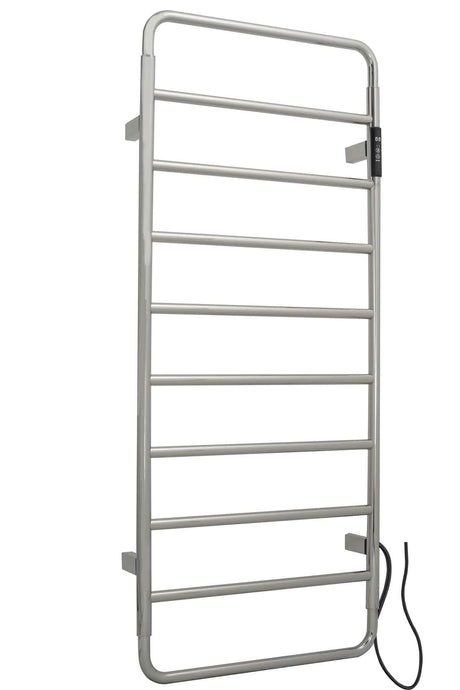 JTP Designer Towel Radiator 1130 x 475 / Stainless Steel JTP AERO Designer Vertical Heated Towel Rail - Electric Only