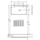Villeroy & Boch Illuminated Mirror Villeroy & Boch More To See One Illuminated LED Mirror