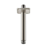JTP Fixed Shower Arm Brushed Nickel JTP Grosvenor Shower Ceiling Arm