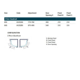 Merlyn Quadrant Shower Enclosure Merlyn Ionic Source 2 Door Quadrant Shower Enclosure