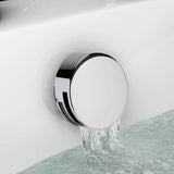 Aquarius Bath Waste Chrome Aquarius FT Overflow Bath Filler and Easy Clean Waste