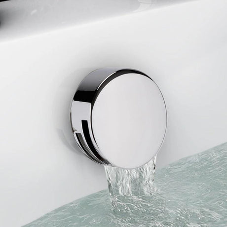 Aquarius Bath Waste Chrome Aquarius FT Overflow Bath Filler and Easy Clean Waste