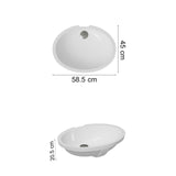 VitrA Undercounter Basin VitrA S20 Undercounter Oval Basin