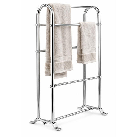 Miller Towel Rails and Rings Miller Signature Traditional Freestanding Towel Horse in Chrome
