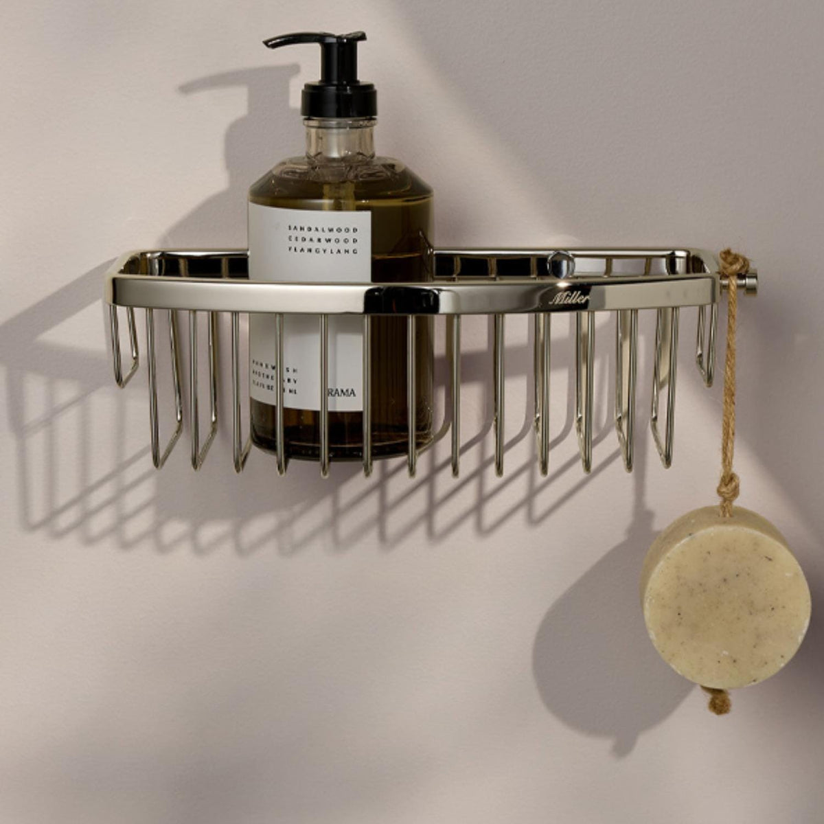 Miller Signature D-Shaped Wire Shower Basket