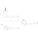 Aquarius Bathrooms Toilet Roll Holder Aquarius Mode Toilet Roll Holder