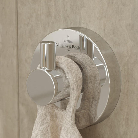Villeroy & Boch Toilet Roll Holder Chrome Villeroy and Boch Elements -  Tender Robe Hook