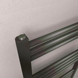 Eastbrook Wendover Straight Heated Towel Rail in Brushed Gunmetal