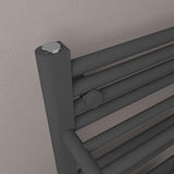 Eastbrook Ladder Rail Eastbrook Haddenham Straight Vertical Towel Rail in Matt Anthracite