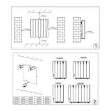 Reina Panel Radiator Reina Aron Electric Radiator with Ceramic Core and Wi-Fi Enabled LCD Display