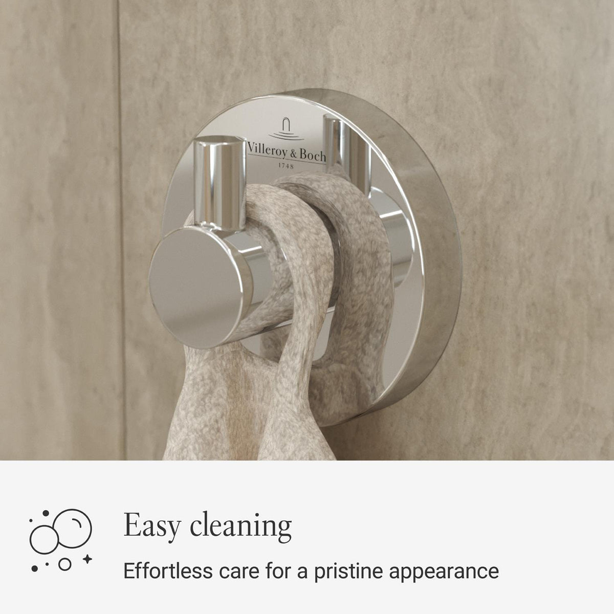 Villeroy & Boch Toilet Roll Holder Villeroy and Boch Elements -  Tender Robe Hook