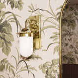 Burlington Bathroom Lighting Gold - Frosted Glass Burlington Guild Wall Light