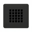 Aquarius Bathrooms Matt Black Aquarius Honiston Colour Matched Shower Waste Grid
