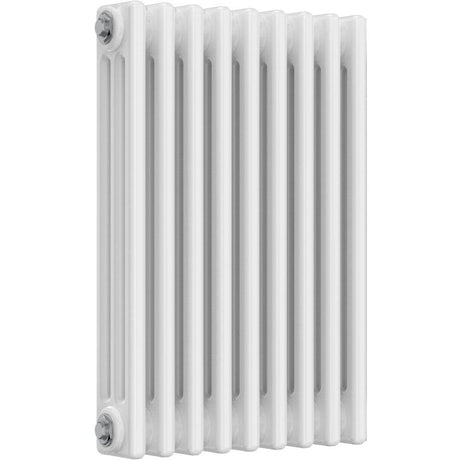 Aquarius Bathrooms Column Radiator 600mm x 425mm Aquarius Foundry Horizontal 3 Column Radiator in White