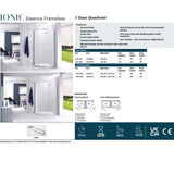 Merlyn Quadrant Shower Enclosure Merlyn Ionic Essence Frameless 8mm 1 Door Offset Quadrant Shower Enclosure