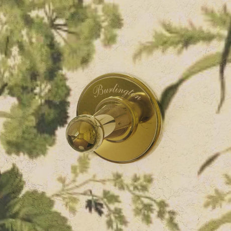 Burlington Robe Hook Gold Burlington Traditional Robe Hook