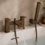 Aquarius Bathrooms Bath Shower Mixer Aquarius Hydro Complete Bath Brassware Pack with Basin Mixer, Bath and Shower Mixer