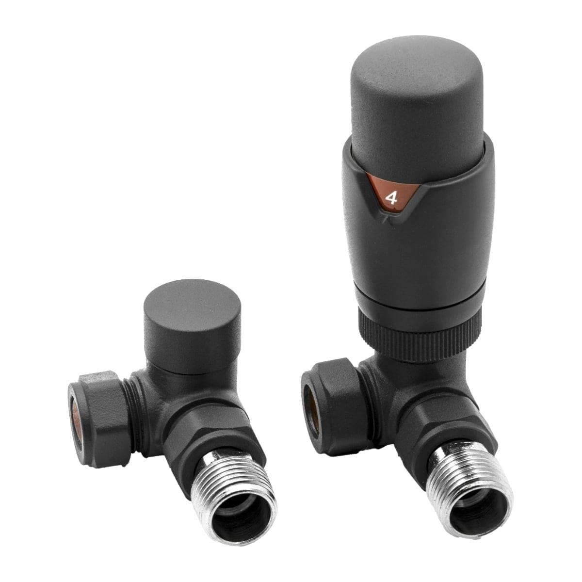 Modine Radiator Valves Reina Modal Thermostatic Corner Radiator Valves – UK Bathroom Store