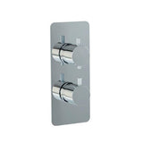 Imex Concealed Shower Valve Imex Ravine 1 Outlet, 2 Handle Concealed Thermostatic Shower Valve