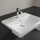 Villeroy & Boch Semi-Recessed Basin Villeroy & Boch Avento 550mm Semi-Recessed Basin with Overflow in White Alpin
