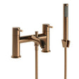 Aquarius Bath Shower Mixer Brushed Bronze Aquarius Zanelli Bath Shower Mixer Tap with Shower Kit