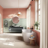 Villeroy & Boch Back To Wall Freestanding Bath Villeroy & Boch Oberon 2.0 Quaryl Back to Wall Double Ended Bath, 1800 x 800mm