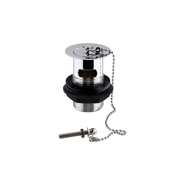 Aquarius Bathrooms Basin Waste Aquarius FT Traditional Basin Waste with Brass Plug and Chain