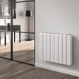 Reina Panel Radiator 570 x 720mm / White Reina Aron Electric Radiator with Ceramic Core and Wi-Fi Enabled LCD Display