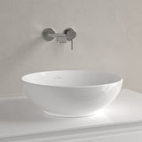 Villeroy & Boch Countertop Basin Villeroy & Boch Loop & Friends Round Countertop Basin in White Alpin