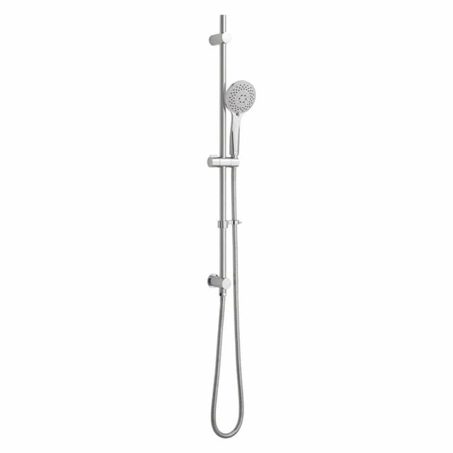 Vado Shower Riser Rail Vado Atmosphere Slide Rail with Multi Function Shower Handset and Outlet in Chrome