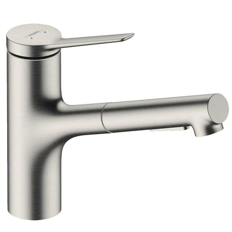 Hansgrohe Zesis M33 Single Lever Kitchen Mixer Tap 150 with Pull-Out Spray