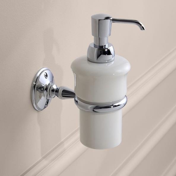 Miller Soap Dispenser Miller Stockholm Wall Mounted Soap Dispenser in Chrome