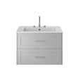 Heritage Wall Mounted Vanity Unit Dove Grey / 2 Heritage Lynton 800mm Wall Mounted Vanity Unit with Basin
