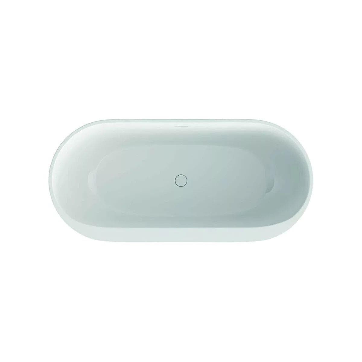 Tissino Modern Freestanding Bath Tissino Tanaro Acrylic Freestanding Bath with Ledge