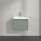 Villeroy & Boch Wall Mounted Vanity Unit Villeroy & Boch Skyla Wall Mounted 600mm One Drawer Vanity Unit with Basin