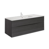 Crosswater Wall Mounted Vanity Unit Crosswater Glide II Wall Mounted Two Drawer Vanity Unit with Basin