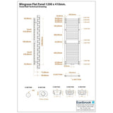 Eastbrook Flat Panel Radiator Eastbrook Wingrave Flat Panel Radiator In Matt Black