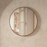 Crosswater Illuminated Mirror Crosswater Infinity Round Framed LED Illuminated Mirror