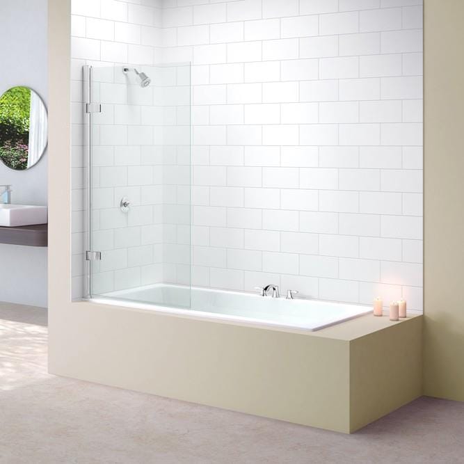 Merlyn Bath Screen Merlyn 8mm Hinged Square Bath Screen
