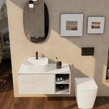 Aquarius Wall Mounted Vanity Unit Aquarius JF-Series 900mm Single Drawer Vanity Unit with Countertop