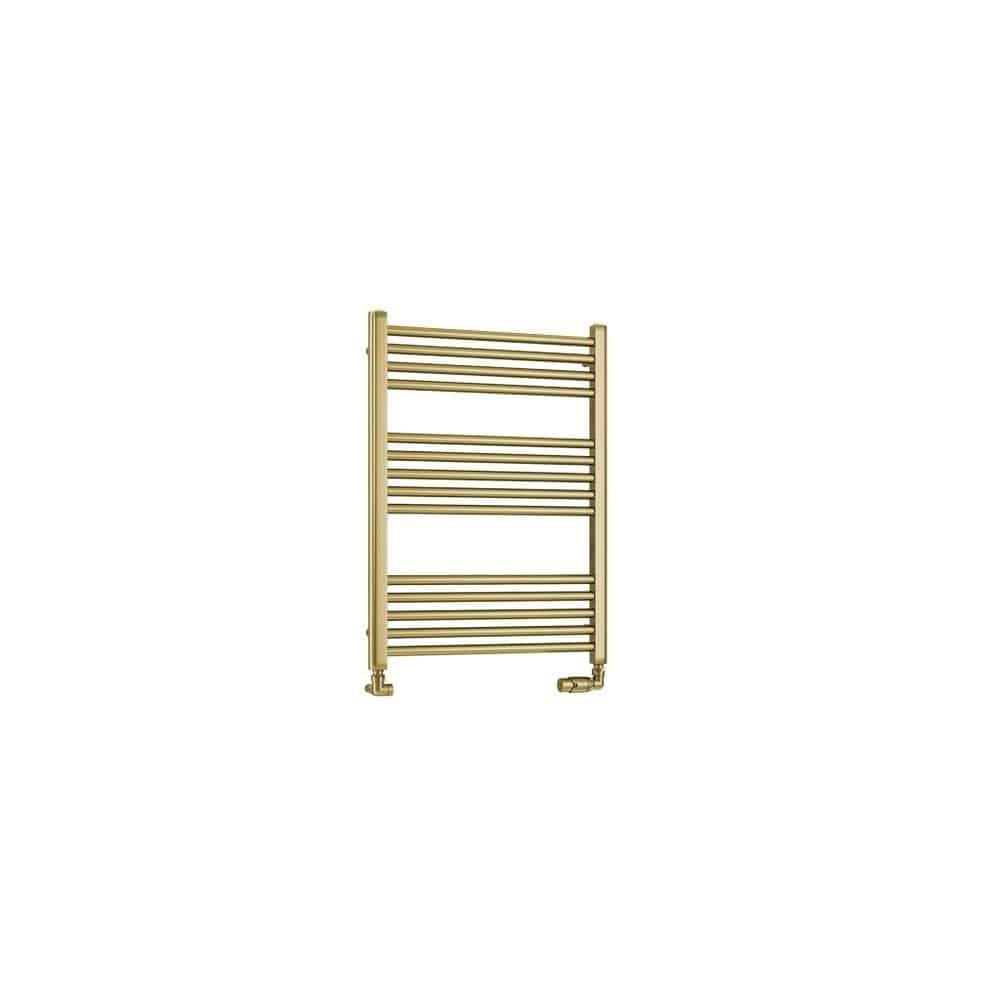 Eastbrook Wendover Straight Heated Towel Rail in Brushed Brass