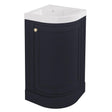 Eastbrook Floor Standing Vanity Unit Matt Anthracite Eastbrook Hardwick Traditional 430mm Corner Vanity Unit with Basin