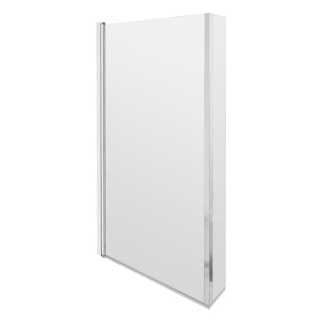 Aquarius LevAqua L-Shaped 6mm Hinged Bath Screen with Fixed Return
