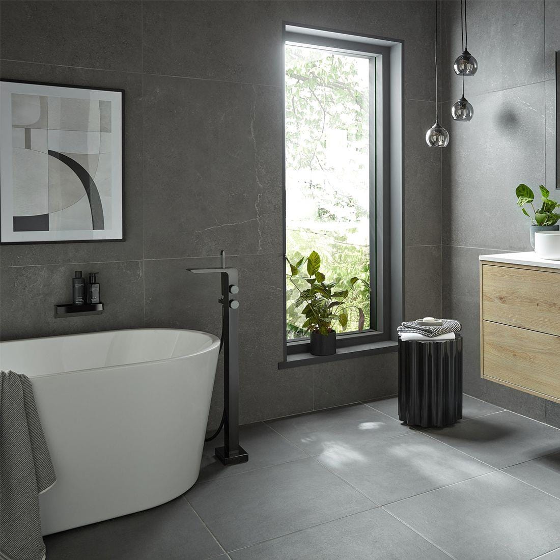 Vado Freestanding Bath Filler Vado Omika Floor Standing Bath Shower Mixer Tap with Shower Kit