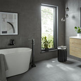 Vado Freestanding Bath Filler Vado Omika Floor Standing Bath Shower Mixer Tap with Shower Kit