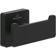 Villeroy & Boch Robe Hook Matt Black Villeroy & Boch Elements - Striking Double Towel Hook
