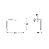 Roca Towel Rails and Rings Roca Victoria Square Towel Ring