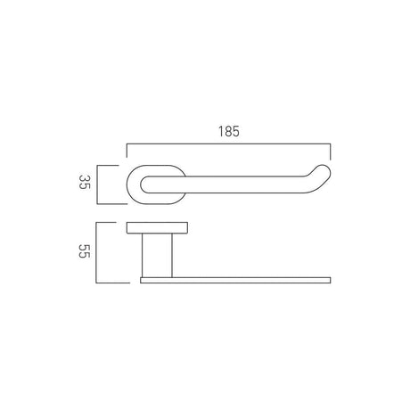 VADO Toilet Roll Holder Vado Life Toilet Roll Holder in Chrome