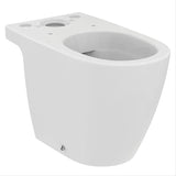Ideal Standard Close Coupled Toilet Ideal Standard i.life Close Coupled Open Back Rimless Toilet with HydroTwist Flush and Soft Close Seat