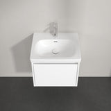 Villeroy & Boch Wall Mounted Vanity Unit Villeroy & Boch Skyla Wall Mounted 500mm One Drawer Vanity Unit with Basin